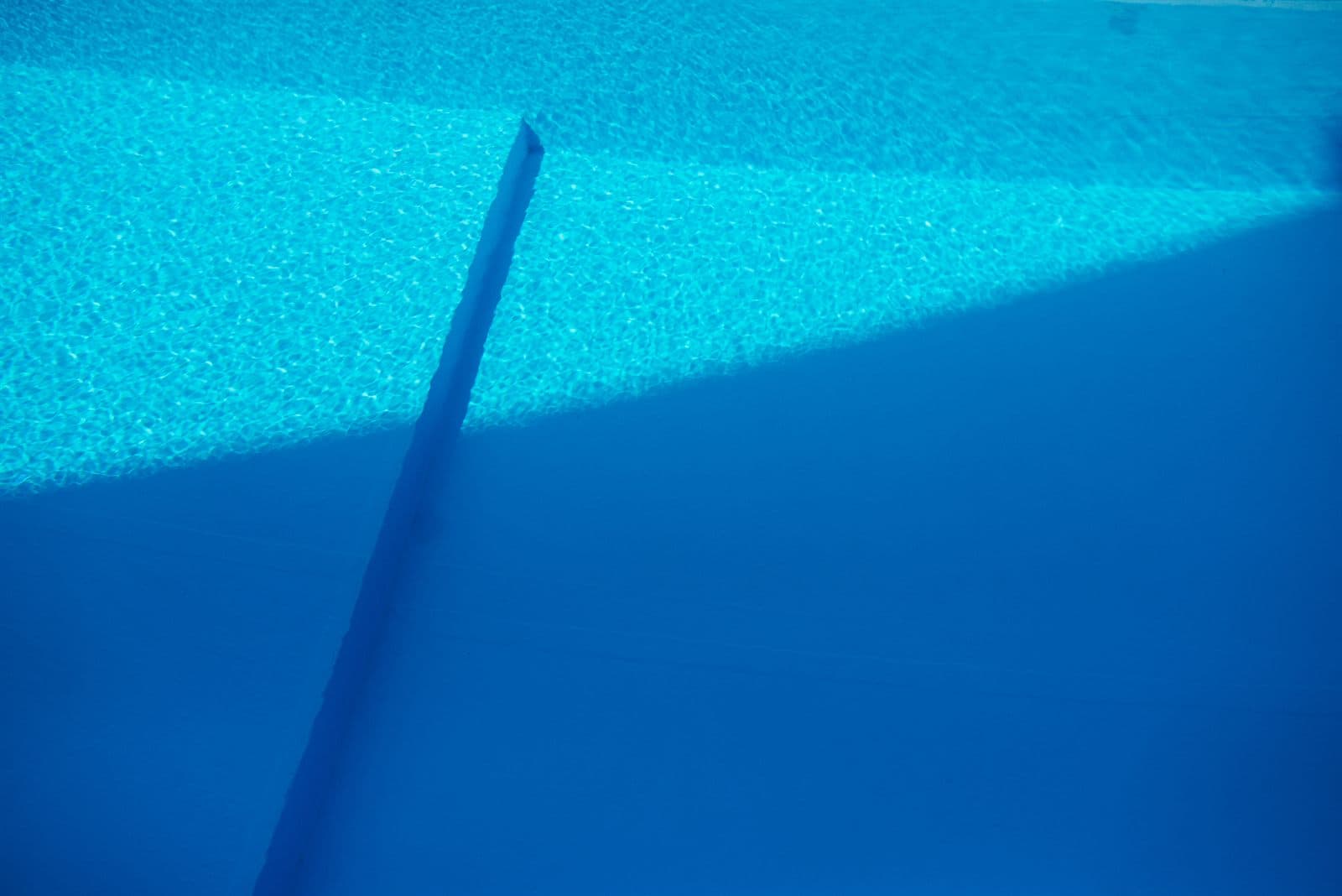 Blue water ripple surface