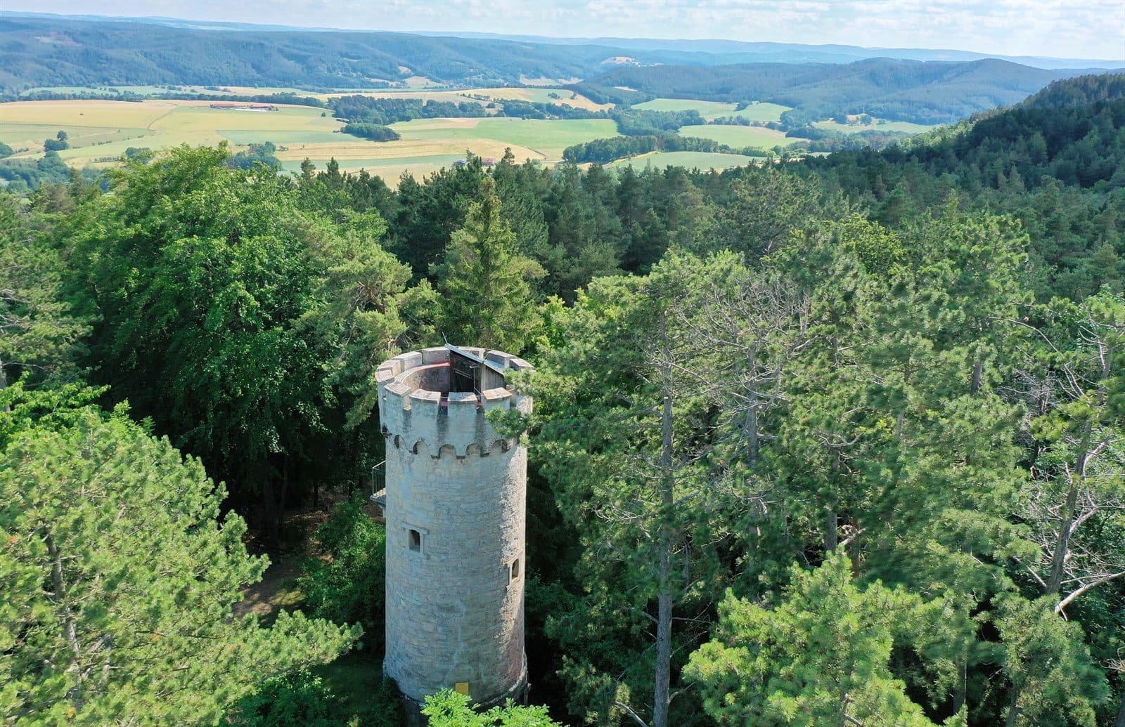 Bielerturm watchtower landscape