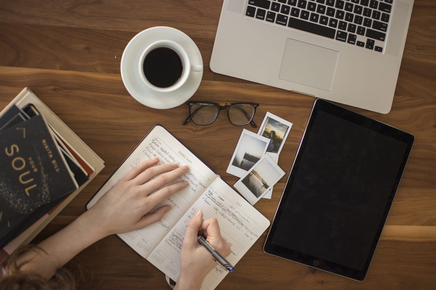 Journaling over coffee